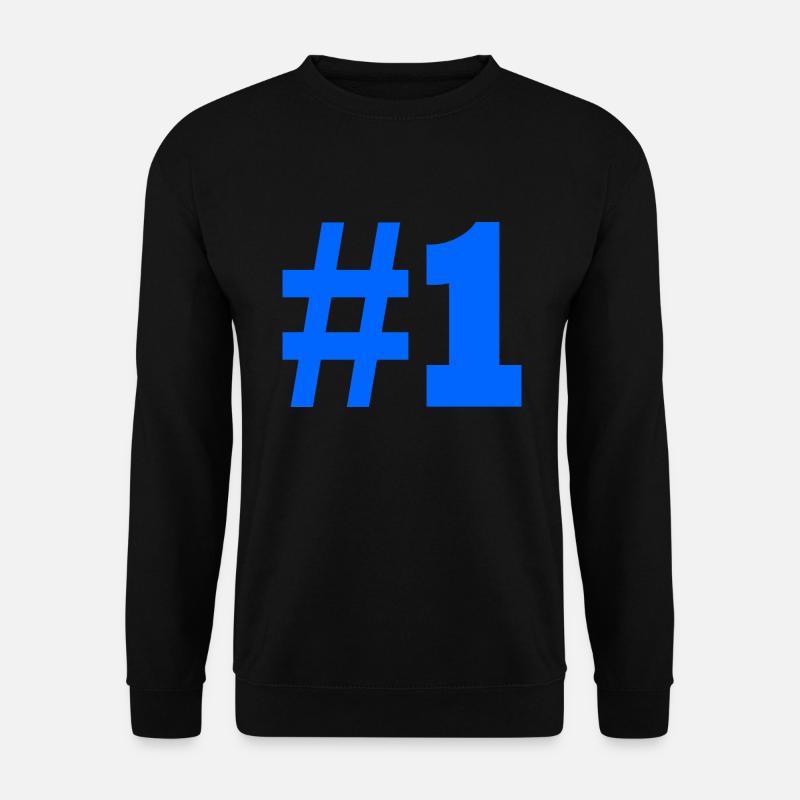 #1 - Unisex Sweatshirt - black