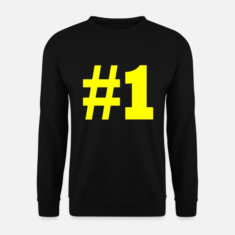 #1 - Unisex Pullover - Schwarz