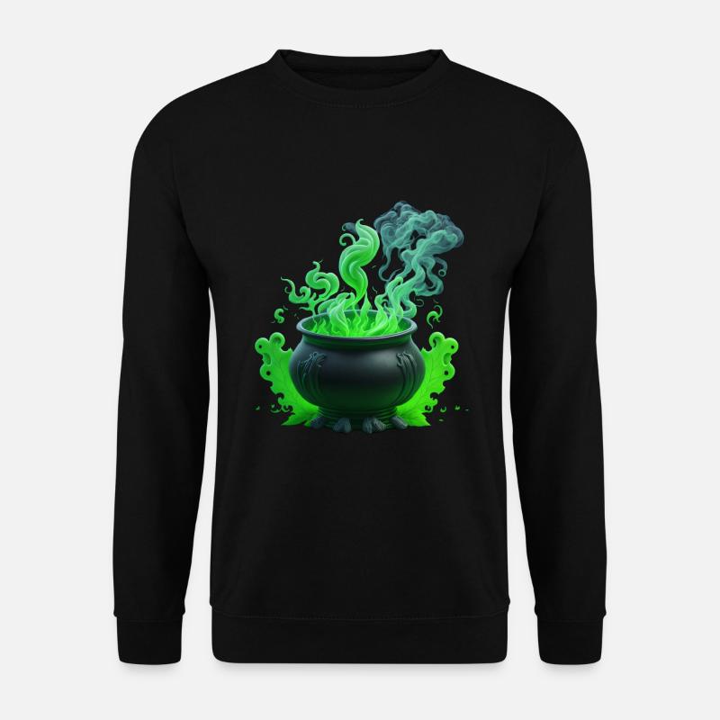 Hexenkessel Halloween - Unisex Pullover - Schwarz