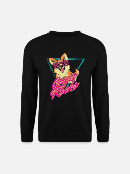 Welsh Corgi Pembroke - Unisex Pullover - Schwarz