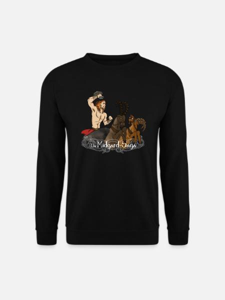 Thor, Gott des Donners - Unisex Pullover - Schwarz