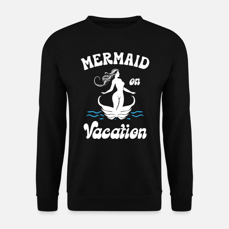 Mermaid on Vacation - Unisex Pullover - Schwarz