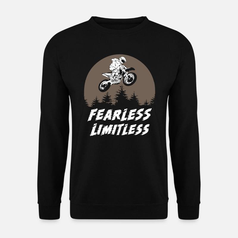 Fearless Limitless Motocross - Unisex Pullover - Schwarz