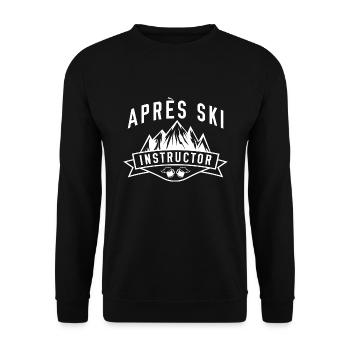 Moniteur d’après-ski - Sweat-shirt Unisexe - noir - Devant - Alina (178cm) & Michal (187cm)