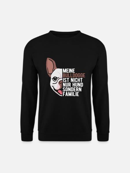 Französische Bulldogge Französischen Bulldogge - Unisex Pullover - Schwarz