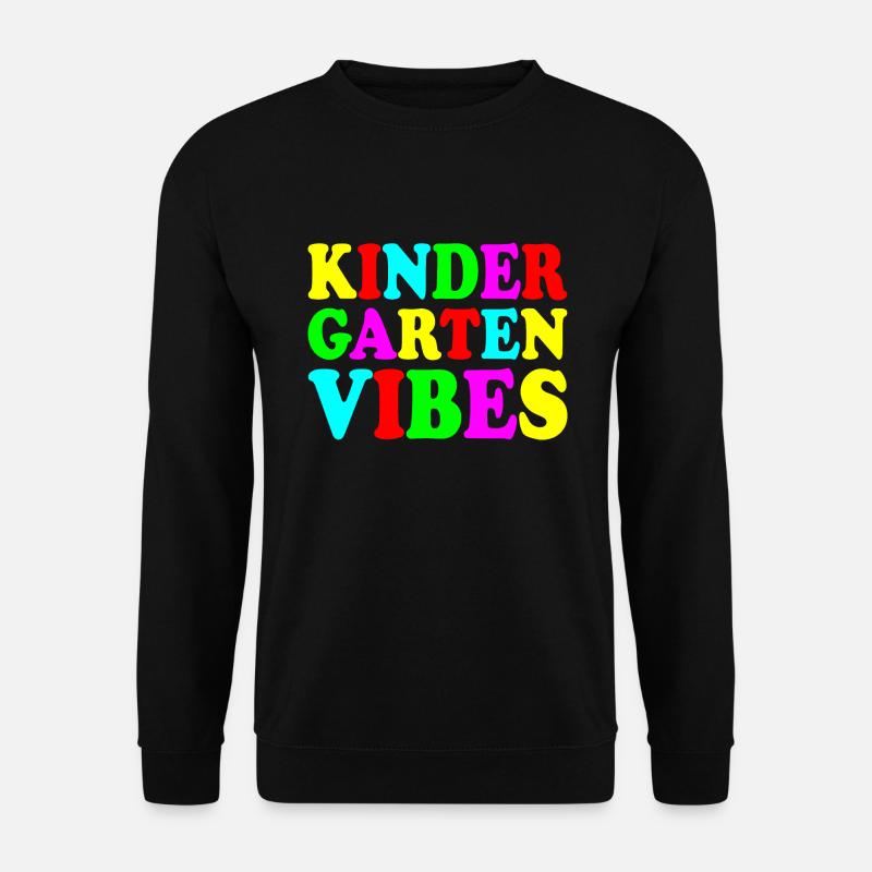 kindergarten vibes - Unisex Pullover - Schwarz
