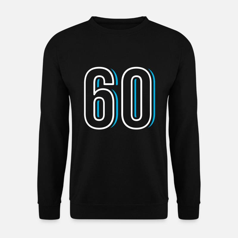 Number 60 - Sixties - Unisex Sweatshirt - black