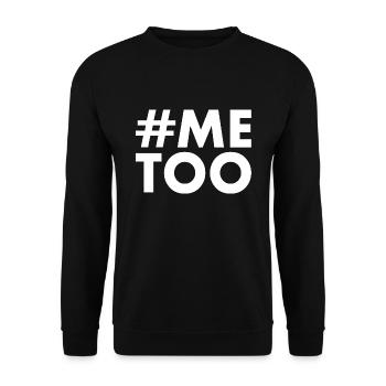 Me too - Sweat-shirt Unisexe - noir - Devant - Alina (178cm) & Michal (187cm)