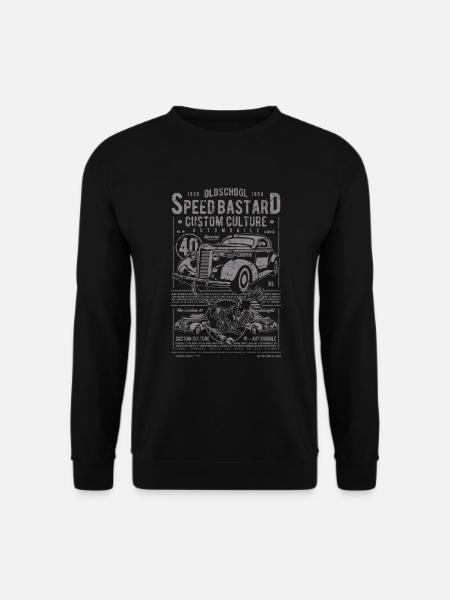 Oldtimer Old School Car Automobile - Unisex Sweatshirt - black