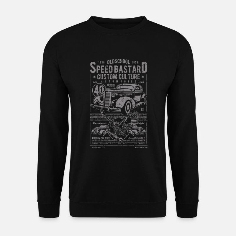 Oldtimer Old School auto automobile - Sweat-shirt Unisexe - noir