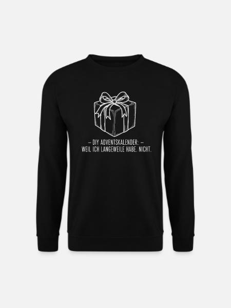 Calendrier de l’Avent DIY - Sweat-shirt Unisexe - noir