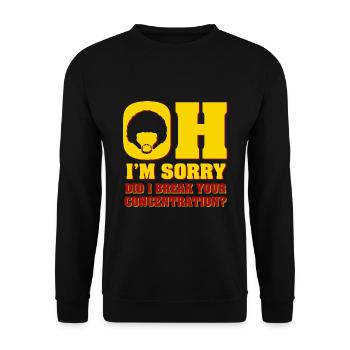 Jules Winnfield Zitat - Unisex Pullover - Schwarz - Vorne - Alina (178cm) & Michal (187cm)