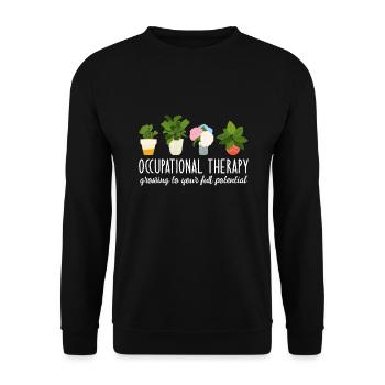 Occupational Therapy - Unisex Pullover - Schwarz - Vorne - Alina (178cm) & Michal (187cm)