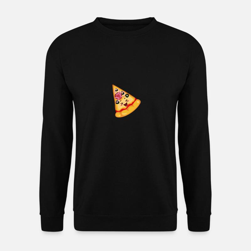 Pizza Babby and Slice - Sweat-shirt Unisexe - noir