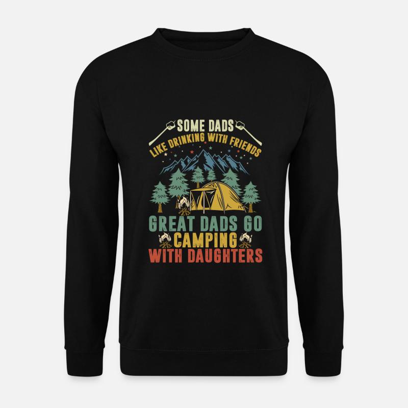 Camping Dad - Unisex Pullover - Schwarz