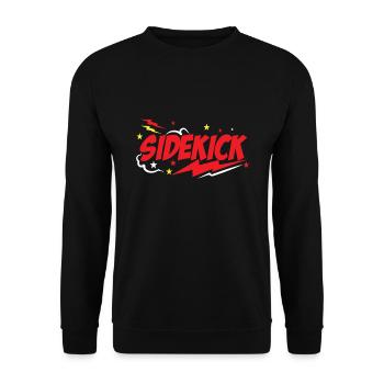Superhero Dad and Sidekicks Matching - Sweat-shirt Unisexe - noir - Devant - Alina (178cm) & Michal (187cm)