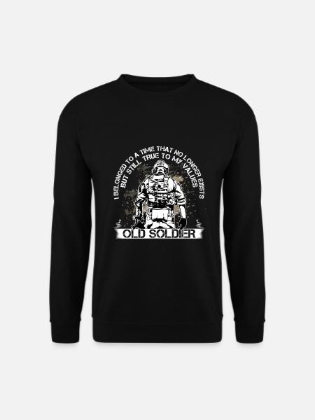 Old Soldier Army Soldier - Unisex Sweatshirt - black