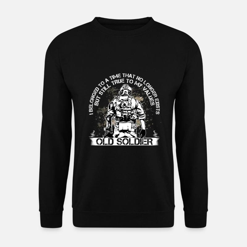 Old Soldier Army Soldier - Unisex Sweatshirt - black