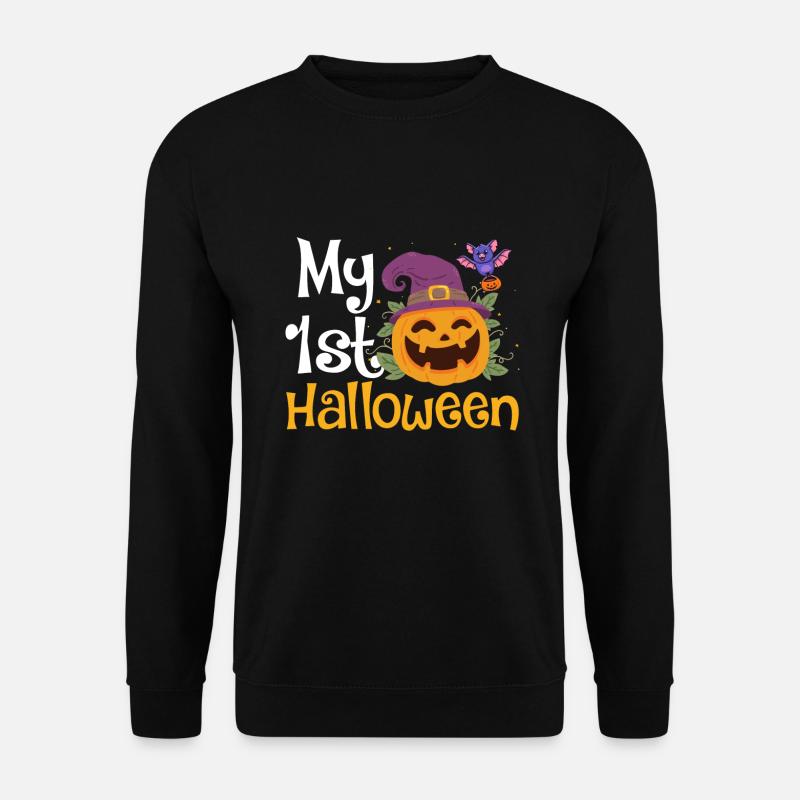 My 1st Halloween Baby Bodysuit Funny - Unisex Pullover - Schwarz