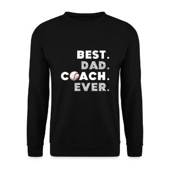 Meilleur entraîneur de père de tous les temps Fête des Pères - Sweat-shirt Unisexe - noir - Devant - Alina (178cm) & Michal (187cm)