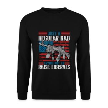 Essayer de ne pas élever les libéraux - Sweat-shirt Unisexe - noir - Devant - Alina (178cm) & Michal (187cm)