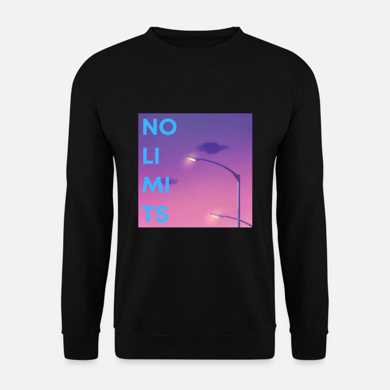 No limits - Unisex Sweatshirt - black