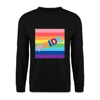 Pride - Unisex Sweatshirt - black - Front - Alina (178cm) & Michal (187cm)