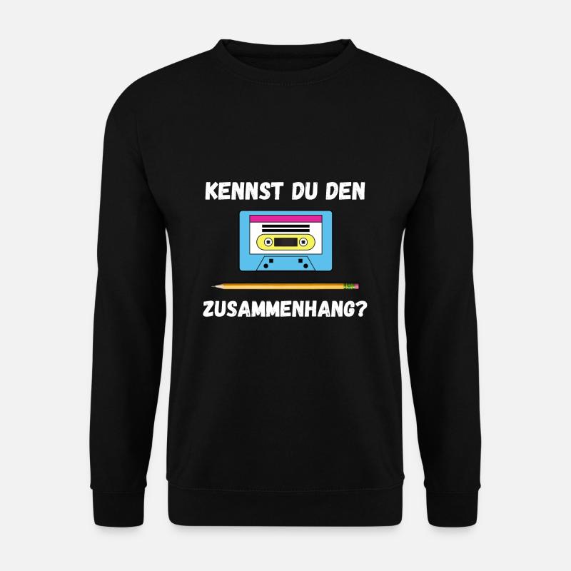 Stift Kassette - Unisex Pullover - Schwarz