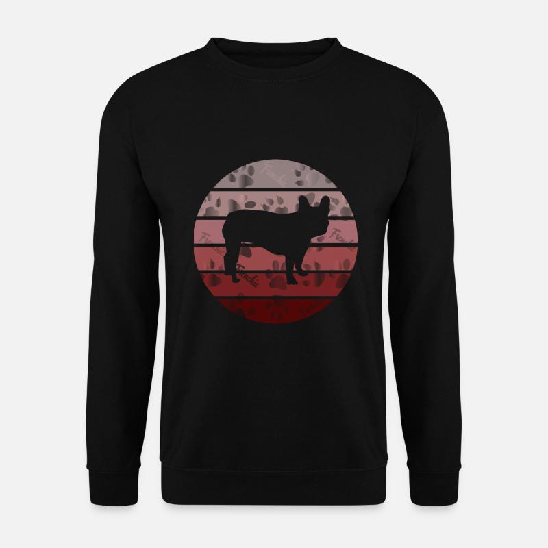 Frenchie, Hunde, Bully, Französische Bulldogge - Unisex Pullover - Schwarz