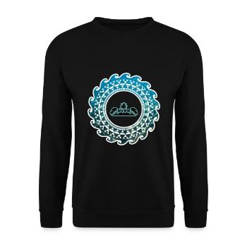 Ocean world ocean atlantic pacific oceans sailor lake - Unisex Sweatshirt - black - Front - Alina (178cm) & Michal (187cm)