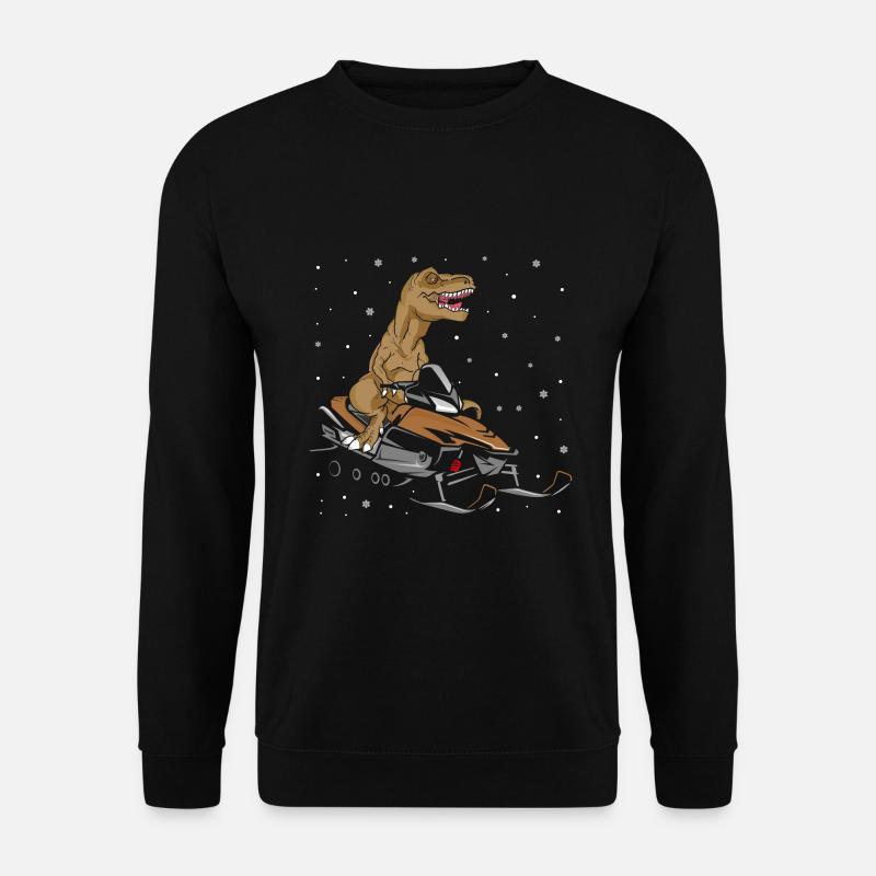 Snowmobiler and snowmobile design - Unisex Sweatshirt - black