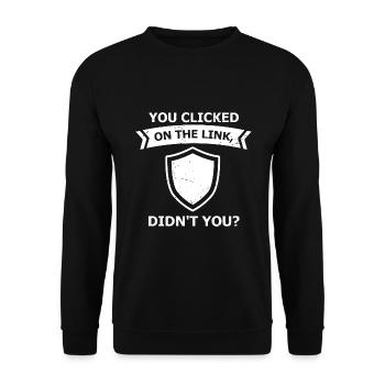 Cybersecurity Design for Hackers and Cyber Security - Unisex Sweatshirt - black - Front - Alina (178cm) & Michal (187cm)
