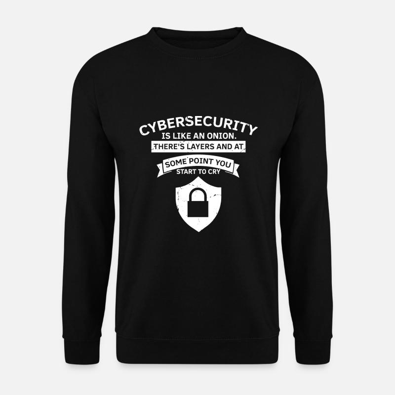 Cybersecurity Design für Hacker und Cyber Security - Unisex Pullover - Schwarz