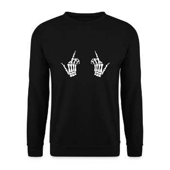Va te faire foutre - Sweat-shirt Unisexe - noir - Devant - Alina (178cm) & Michal (187cm)