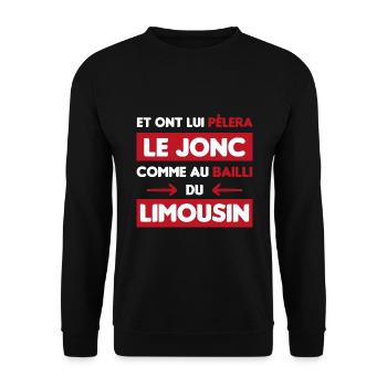 citation drôle de film les visiteurs - Sweat-shirt Unisexe - noir - Devant - Alina (178cm) & Michal (187cm)