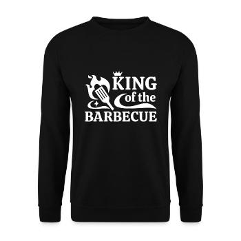 Roi du barbecue - Sweat-shirt Unisexe - noir - Devant - Alina (178cm) & Michal (187cm)