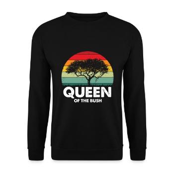 Safari Familienurlaub Design für Afrika Savanne - Unisex Pullover - Schwarz - Vorne - Alina (178cm) & Michal (187cm)