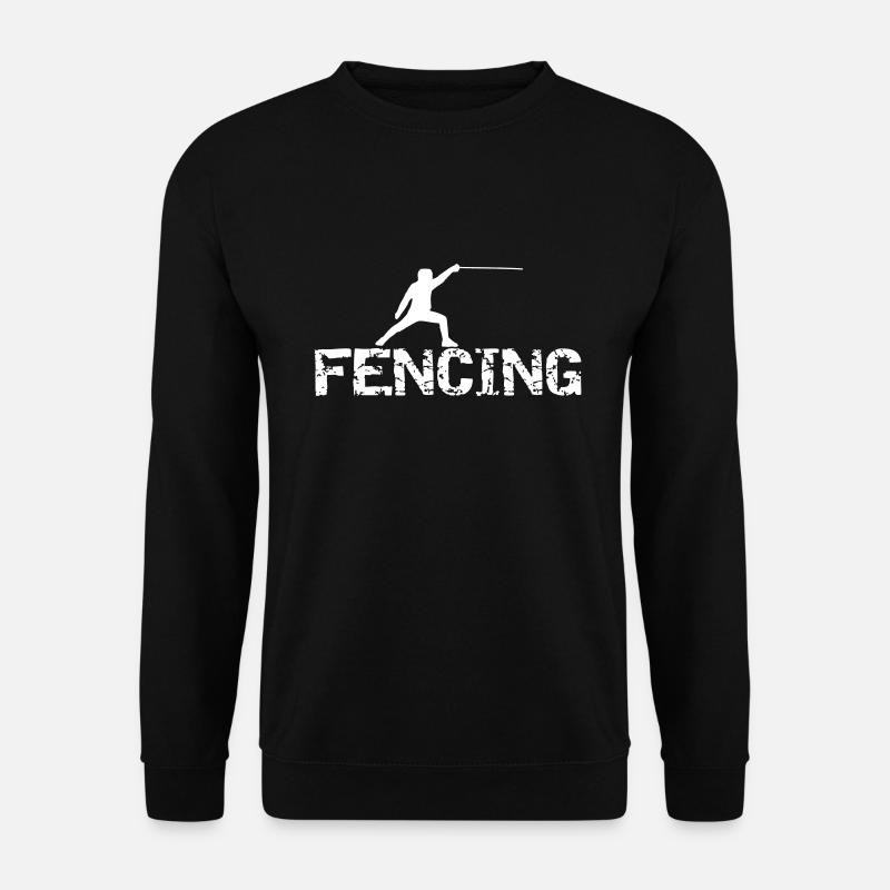 Fechten - Unisex Pullover - Schwarz