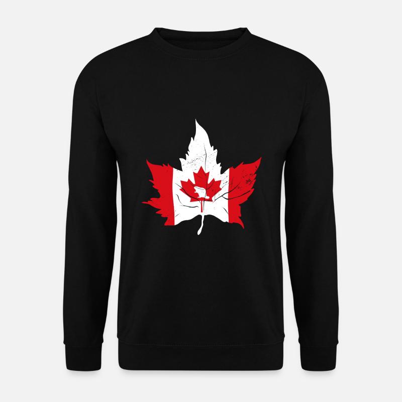 Canada Maple Flag - Unisex Sweatshirt - black