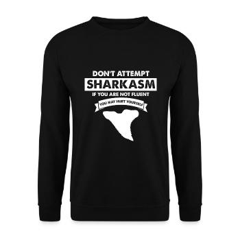 Fossil Archaeology Design Fossils Fossil Hunters - Unisex Sweatshirt - black - Front - Alina (178cm) & Michal (187cm)