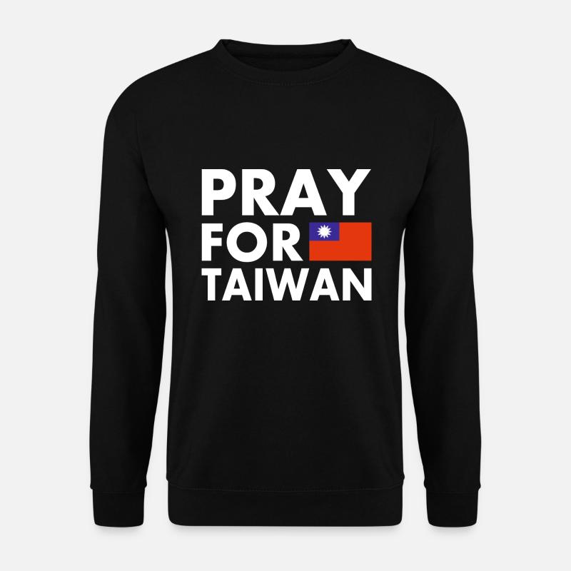 Pray for taiwan - Sweat-shirt Unisexe - noir