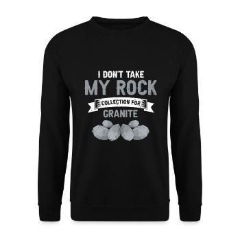 Collecteurs minéraux et ventilateur de minéraux de minerais - Sweat-shirt Unisexe - noir - Devant - Alina (178cm) & Michal (187cm)