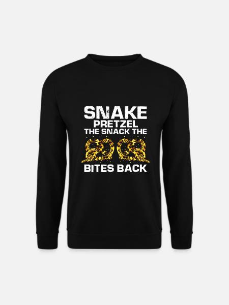 Königspython Design für Schlangen Liebhaber - Unisex Pullover - Schwarz