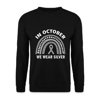 Dyslexia Interventionist for Dyslexia - Unisex Sweatshirt - black - Front - Alina (178cm) & Michal (187cm)