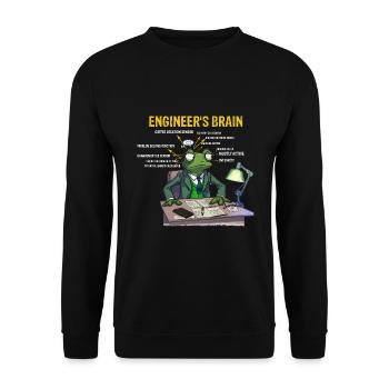 Erneuerbare Nukleare Spruch für Nukleartechnik - Unisex Pullover - Schwarz - Vorne - Alina (178cm) & Michal (187cm)