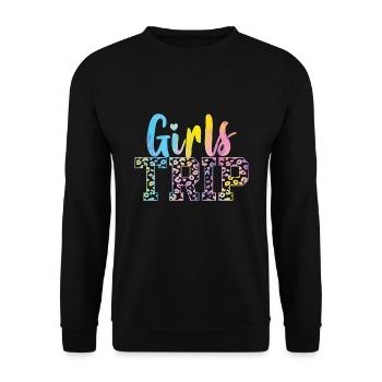 Filles Week-end Femmes Filles Voyage - Sweat-shirt Unisexe - noir - Devant - Alina (178cm) & Michal (187cm)