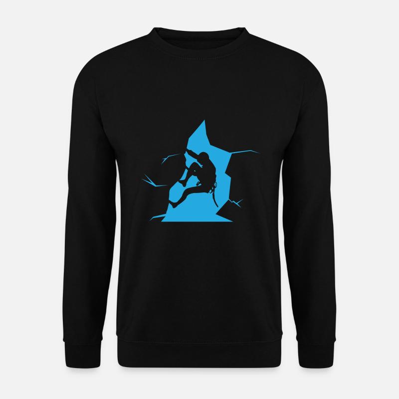 Klettern - Unisex Pullover - Schwarz