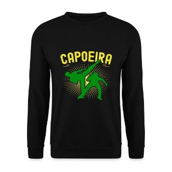 Capoeira - Brazilian Martial Arts and Martial Dance - Unisex Sweatshirt - black - Front - Alina (178cm) & Michal (187cm)