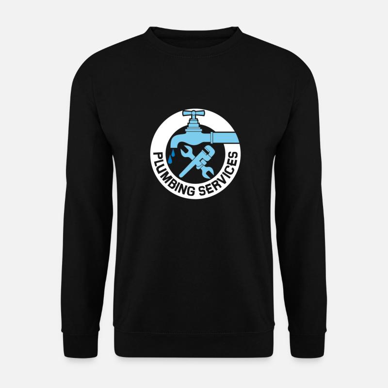 Klempner Service T-Shirt & Geschenk - Unisex Pullover - Schwarz