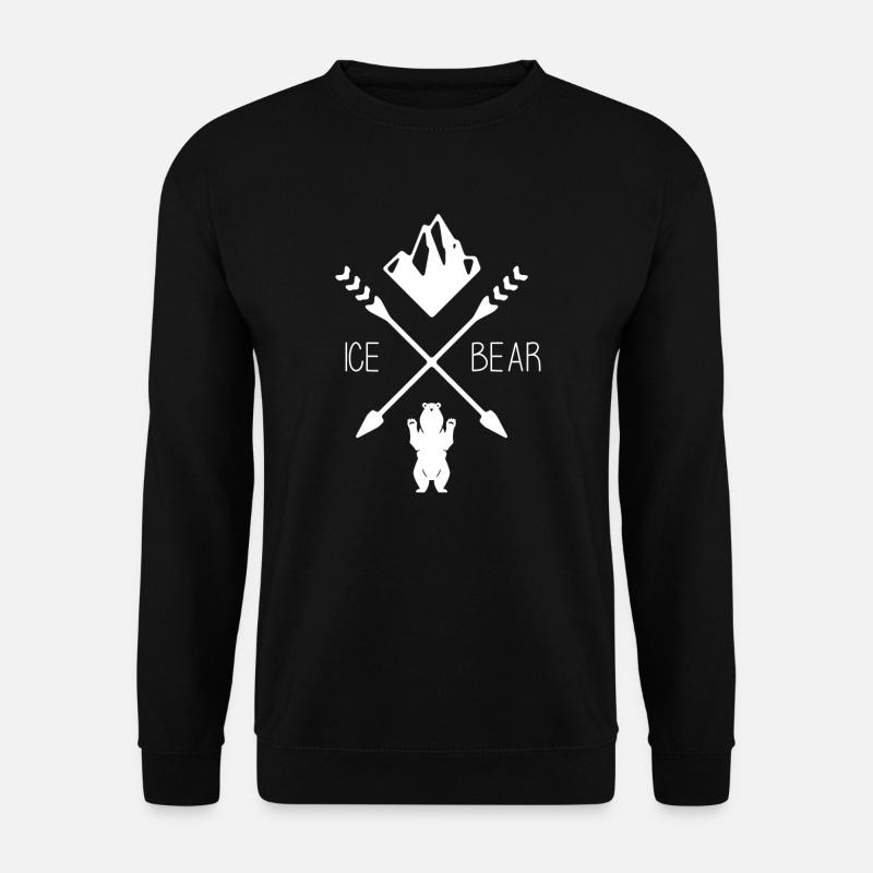 Polar bear - Unisex Sweatshirt - black